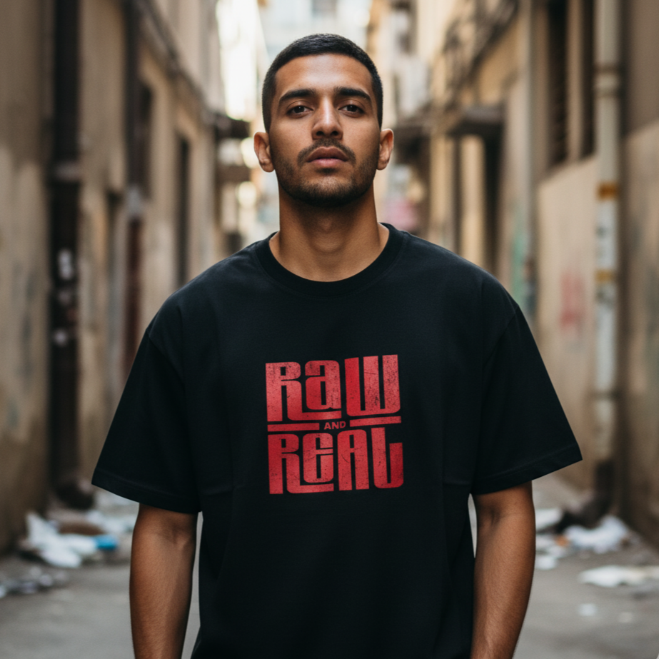 RAW & REAL Oversized Tee