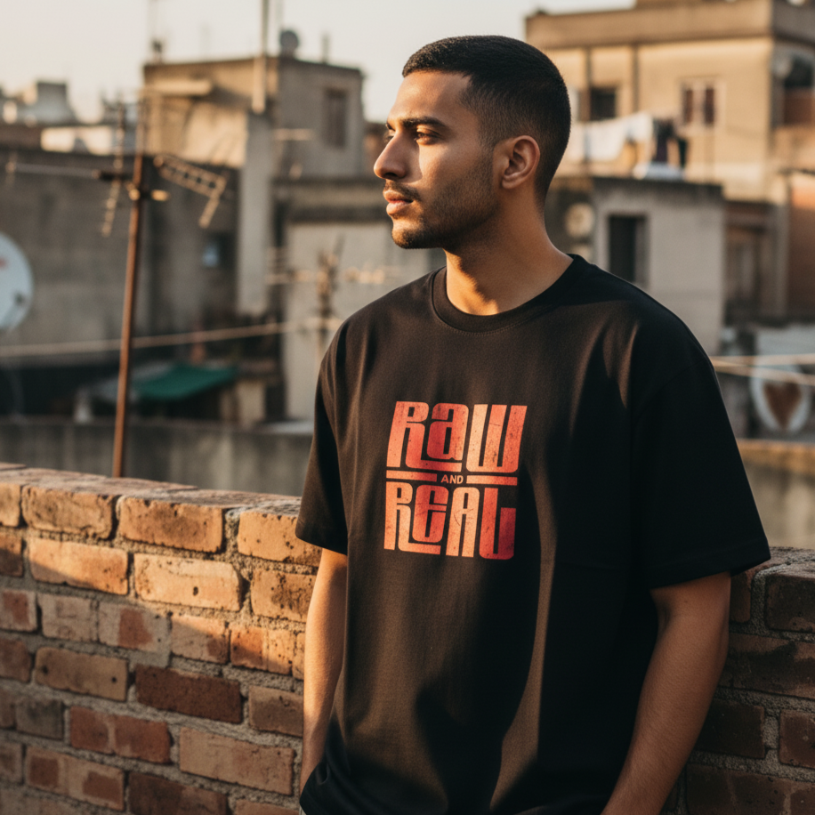 RAW & REAL Oversized Tee